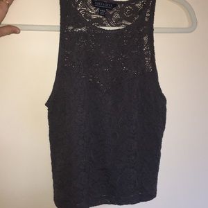 American eagle cropped halter top